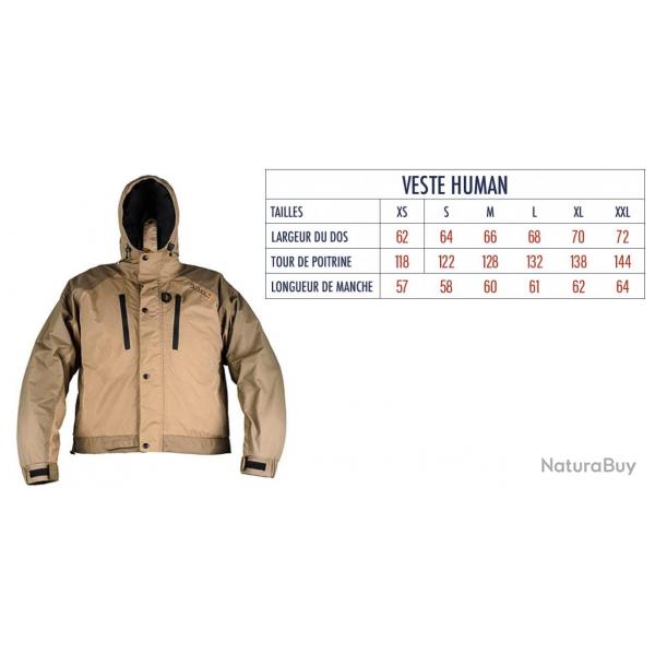 VESTE HUMAN XL