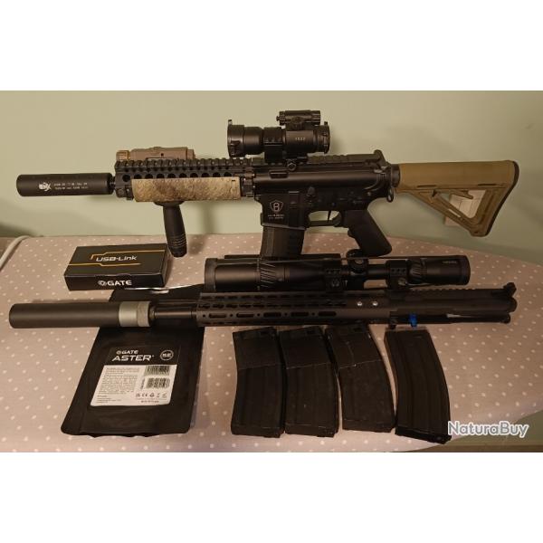 M4 CQB + Anti-snipe avec Gate Aster Expert
