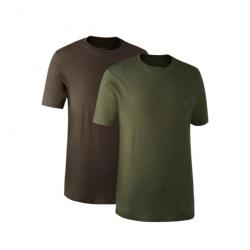 Lot de 2 T shirts col rond DeerHunter