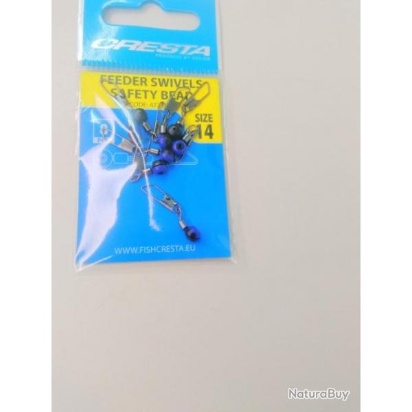 8 safety swivels beads cresta