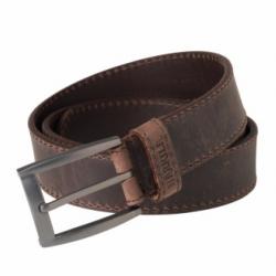 CEINTURE HARKILA ARVAK CUIR DEEP BROWN