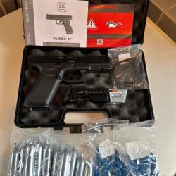 Umerex T4E Glock 17 Gen5 Cal .43  5 Joules,Très peu servi, l'état est impeccable. Nombreux extras.