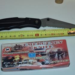 Couteau tactique FROST CUTLERY  EMERGENCY KNIFE vendu par poudrenoirepro