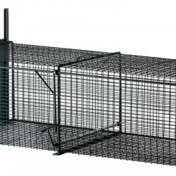 Boîte à fauves pliante 2 entrées, Cage 100 cm