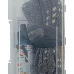 Kit de nettoyage cordon type snake + huile pour armes, Cal. 12