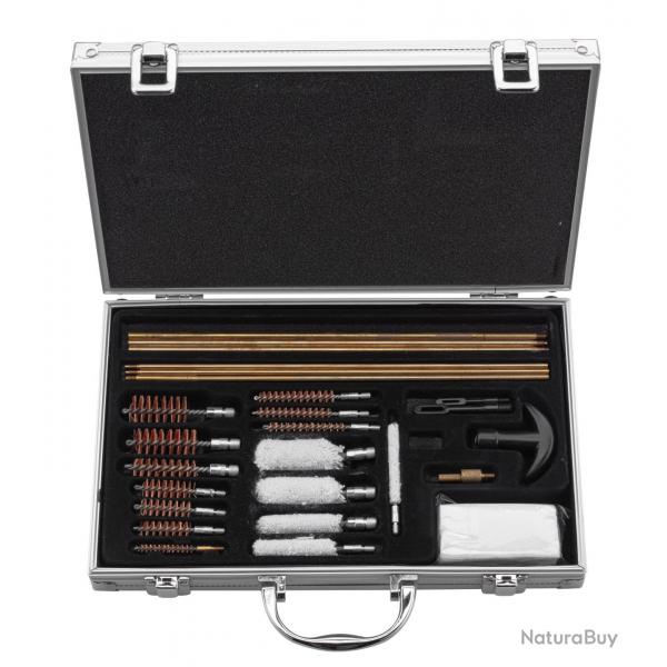 Coffret de nettoyage pour canons armes d'paule et de poings (34 pices), Valise de nettoyage