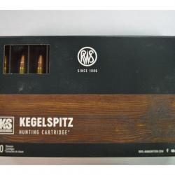 1 BOITE DE 20 MUNITIONS CALIBRE 270 WIN RWS EN KS 150GR/9.7G NEUVE