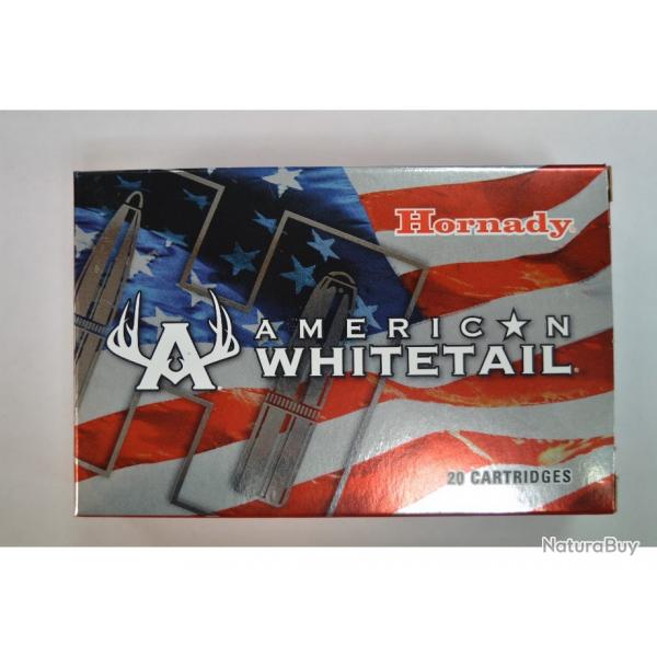 1 BOITE DE 20 MUNITIONS HORNADY CALIBRE 270 WIN INTERLOCK AMERICAN WHITAIL 130 GR/ 8.4G NEUVE