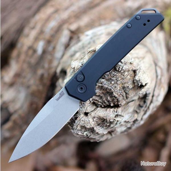 Couteau Kershaw Launch Iridium Automatique Lame Acier MagnaCut Manche Alu Button Lock USA KS7038