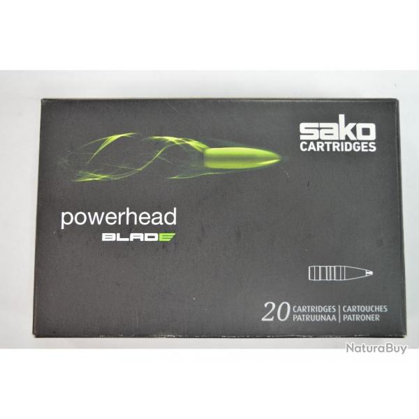 1 BOITE DE 20 MUNITIONS SAKO CALIBRE 9.3X62 POWERHEAD BLADE EN 230GR/14.9G NEUVE