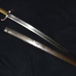 SABRE BAIONNETTE FRANCAIS M1842-MODIFICATION ALLEMANDE MAUSER 1871 OU 1888 ? GERMAN ERZATZ BAYONET