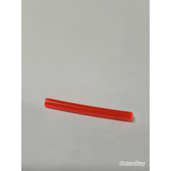 Fibre 2.5mm rouge fluo pour guidon de carabine, arc.