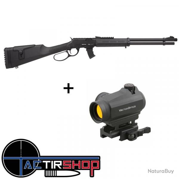 Pack Fun Tir Carabine  levier sous garde Derya TM22 LA 22lr + point rouge Vector Maverick II Plus D