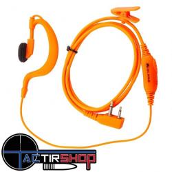 Kit oreillette micro pour Talkie-walkie Midland G7/G9 Orange