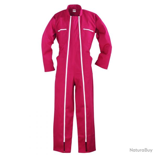 Combinaison de travail Coverguard FACTORY 2 zips taille S 40-42 rouge col officier