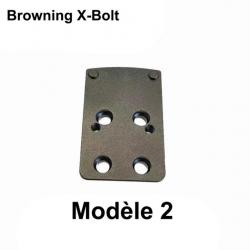 Embase montage pour point rouge Browning X-Bolt - Modèle 2