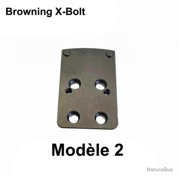 Embase montage pour point rouge Browning X-Bolt - Modle 2