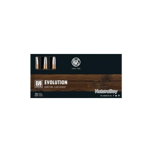 Munitions RWS cal.300wsm evo 184gr 11.9g par 20