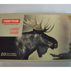 1 BOITE DE 20 MUNITIONS NORMA CALIBRE 9.3X62 ORYX 285GR/18.5G NEUVE