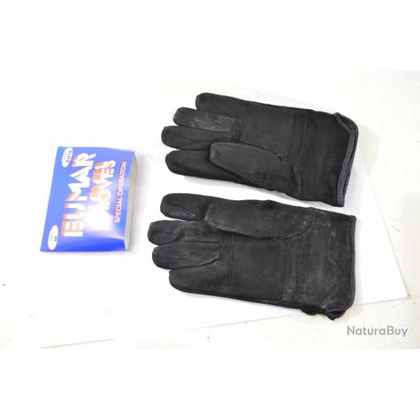 Paire de gants rappel corde cuir Eumar Gloves M Intervention police gendarmerie swat scurit