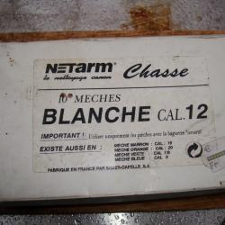 BOITE DE10 MECHE BLANCHE CAL 12