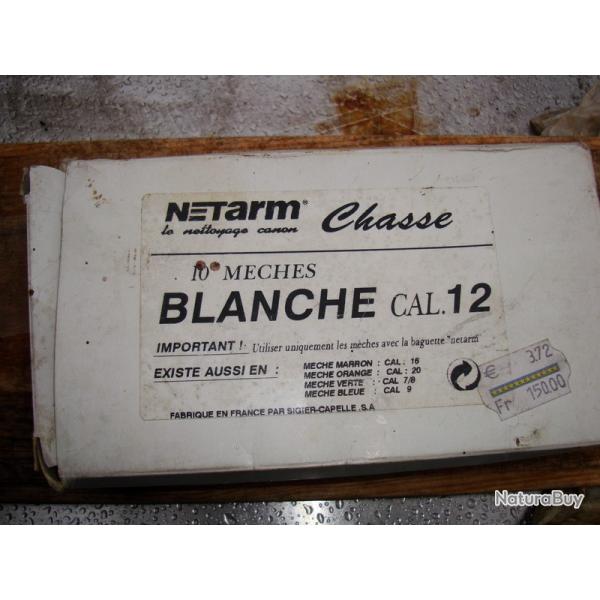 BOITE DE10 MECHE BLANCHE CAL 12