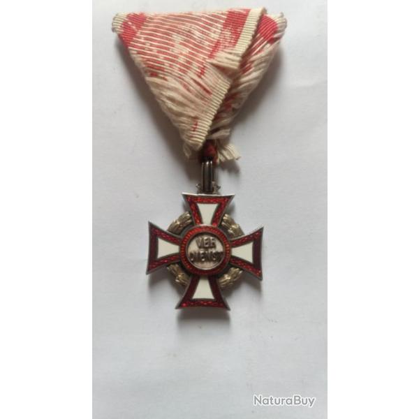 Mdaille du mrite militaire Autriche.1849/1918,,, WW1 "Militrverdienstkreuz"