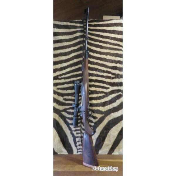 Carabine Artisanal JEANNOT 98K cal.300wm canon 65 cm + lunette KHALES Helia CS 3-12x56