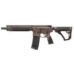 CARABINE TYPE AR15 DANIEL DEFENSE MK18 CANON COURT 10.3'' CAL. 5.56 MIL SPEC BROWN