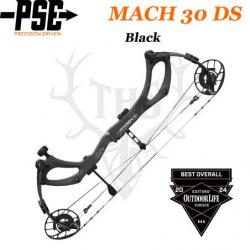 PSE MACH 30 DS Arc compound à poulies en carbone monocoque 50-60# Gaucher Black