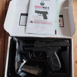 9mm para  Pistol Ruger max- 9 12+1 coups