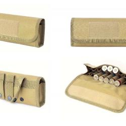 Cartouchiere ceinture beige de 18 cartouches calibre 12