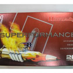 1 BOITE DE 20 MUNITIONS CALIBRE 7 RM HORNADY SUPERFORMANCE 162 GR SST NEUVE