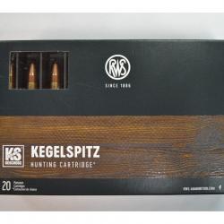 1 BOITE DE 20 MUNITIONS RWS CALIBRE 7 RM EN KS 162GR / 10.5G NEUVE