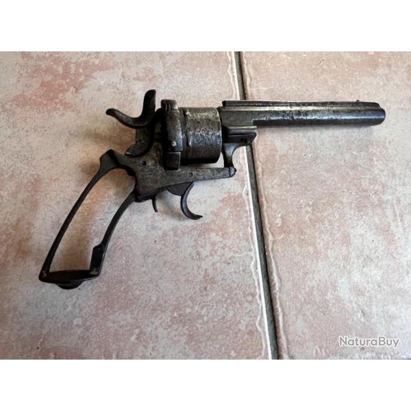 Carcasse Revolver  broche type Lefaucheux