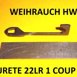 sureté pistolet 22lr WEIHRAUCH HW7 - VENDU PAR JEPERCUTE (D9T3661)