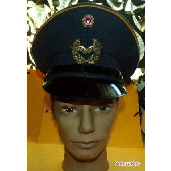 CASQUETTE  MILITAIRE DE L'ARMEE DE L'AIR DE L'EX ALLEMAGNE R.F.A DE 1968, FABRICANT BAMBERGER  MUTZE