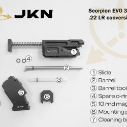 CONVERSION JKN POUR CZ SCORPION EVO3 S1 22LR