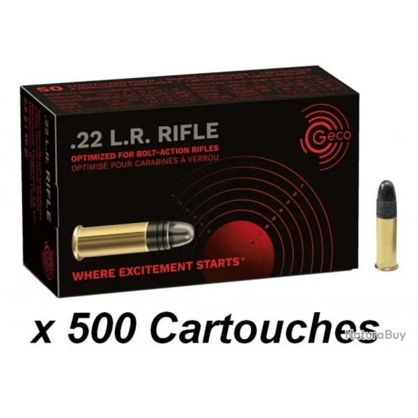 GECO 22 Lr Rifle /500 cartouches