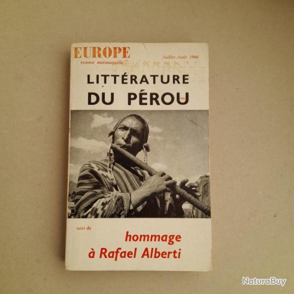 Littrature du Prou