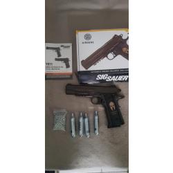 Airgun Sig sauer 1911 spartan co2 blowback 4.5mm bb's