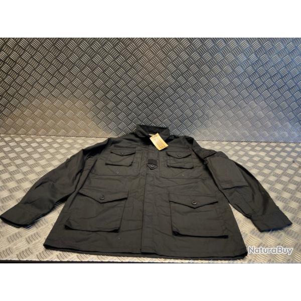 veste commando smock shirt noir mil-tec 11641002 taille m