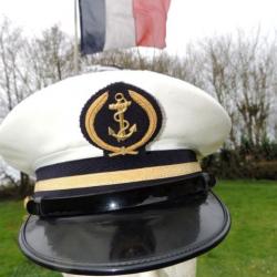 MARINE NATIONALE  : ANCIENNE CASQUETTE  année 1981 - TAILLE 57 + ETAT NEUF  !!!!!