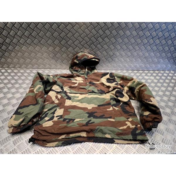 Veste anorak coupe-vent mil-tec winter camo taille s ou xl interieur polaire