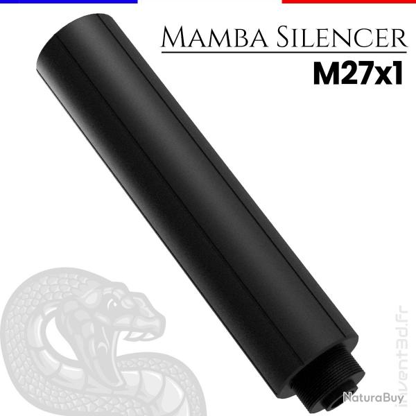 Silencer Mamba M27x1 Modrateur de son - Airsoft CO2 Silencieux Hatsan QE