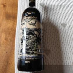 Bouteille de vin collection bécasse