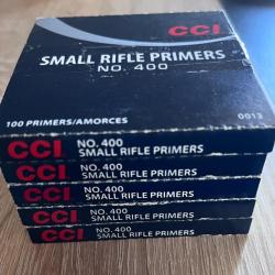 Amorce XXI small rifle primers 400