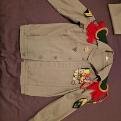 Rare uniforme complet de parade des commando montagne GCP 2 REP