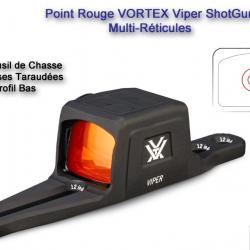 Point Rouge VORTEX Viper ShotGun - Multi Réticules - Fusil de Chasse