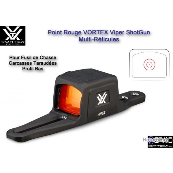 Point Rouge VORTEX Viper ShotGun - Multi Rticules - Fusil de Chasse